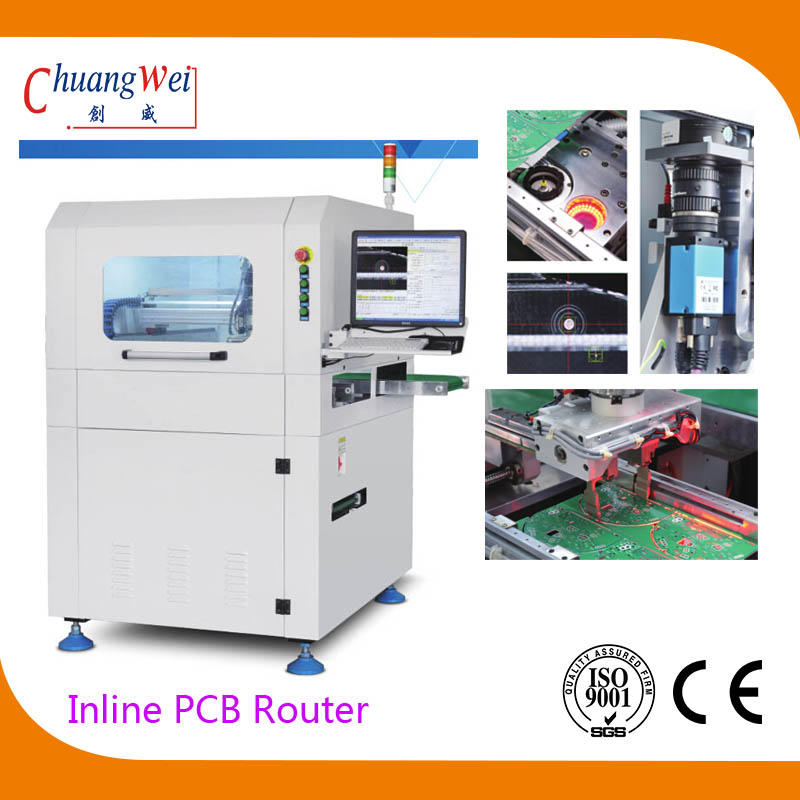 Inline PCB Depaneling Router