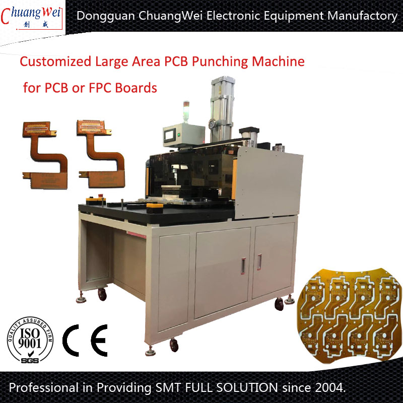 Customized Large Workarea PCB Punching Machine
